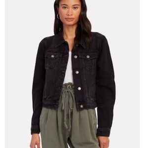 Free People Black denim Jacket